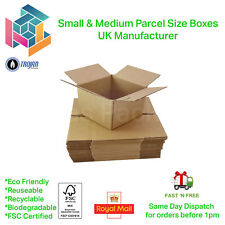 Royal Mail Small Parcel Postal Mailing Cardboard Packing Boxes Flat Pack