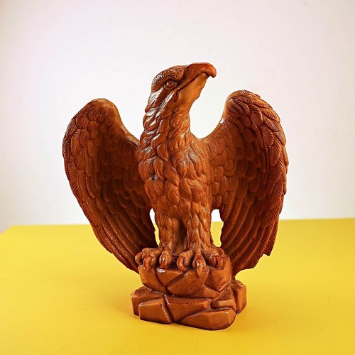 Vintage enamel resin eagle - vintage,