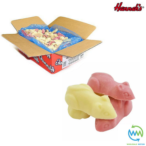 Hannah pink white mice - pink,