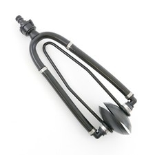 Boat Outboard Flush Muff - Double Feed - Extended Reach Round Cups By MiDMarine