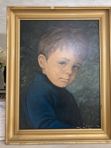 Crying boy retro 60s - retro,