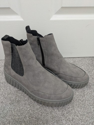Ladies rieker platform chelsea - ladies,