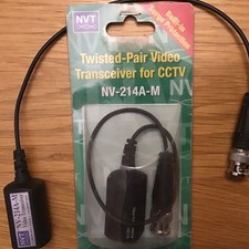 2 x NVT Video Balun CCTV