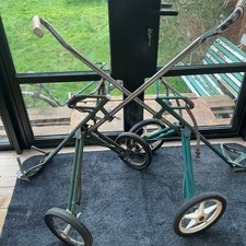 2x Vintage Dunlop Golf trolley