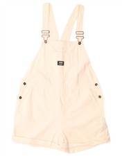 VANS Womens Dungarees Chino Shorts UK 18 XL White Cotton BJ15