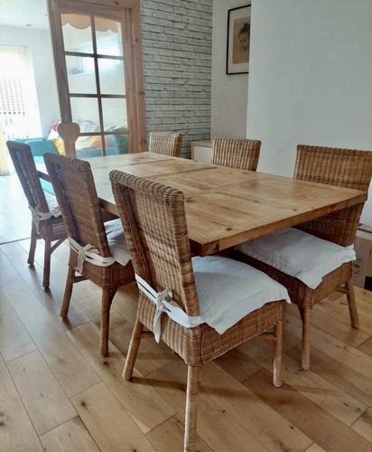 Solid pine plank - pine, seater