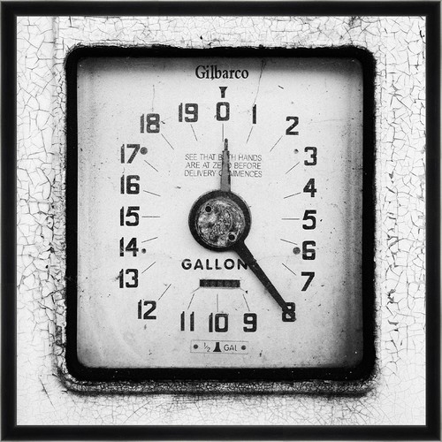 Vintage gas pump - pump, dial
