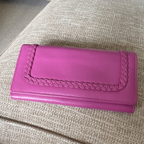 Golunski pink leather wallet - pink,