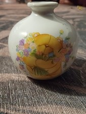 Vintage Forever Friends Miniature Vase 1990 Bear Collectable Retro