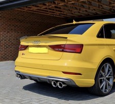 AUDI S3 8V 3.75” SLIP ON EXHAUST TIPS CHROME