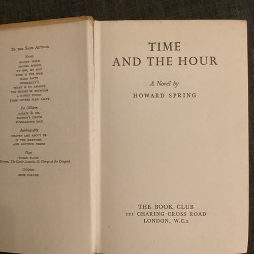 Time and the hour howard - time,