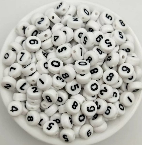 100 acrylic beads - 100,