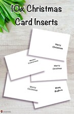 10 x Handmade Merry Christmas