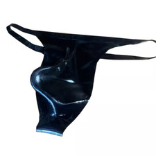 Black and White Mens Latex