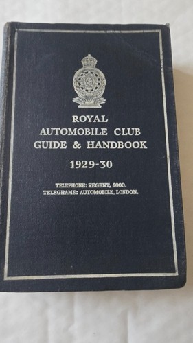 Rac guide handbook 1929 30 - handbook,, 1929-30