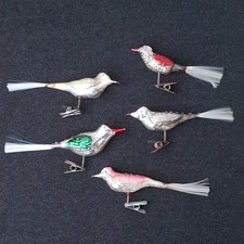 Set of 5 Vintage Mercury Glass