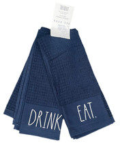 RAE DUNN Set Of 2 Navy Blue