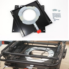 FOR VW Transporter T5/T6/T6.1 (2003+) SINGLE Premium Swivel Seat Base Black UK