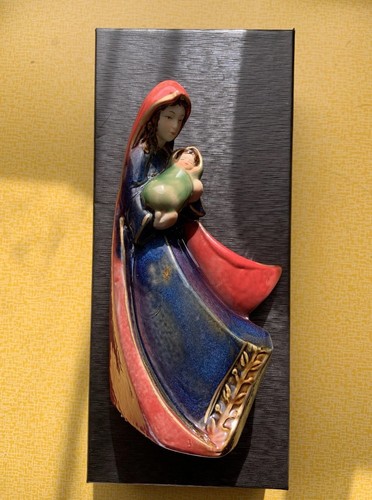 Madonna child figurine - &,