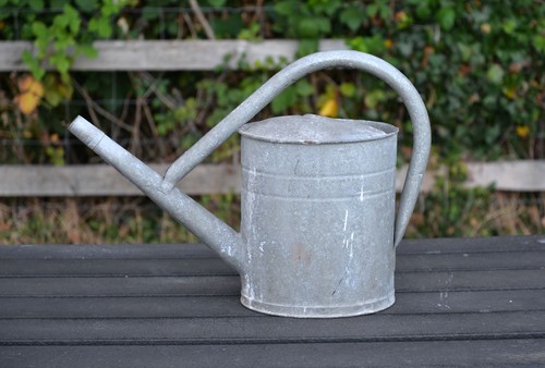 Old vintage galvanised - old,