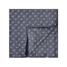 Men's 100% Silk Blue Gray