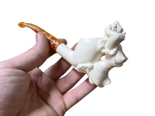 Block meerschaum figural - block,