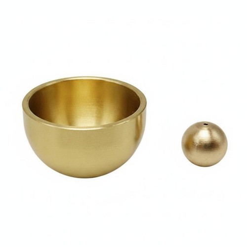 Brass wind chime geometric - brass,