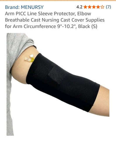 Picc line cover arm - cover, cast