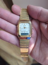 Vintage Lanco Ana Digi Gold