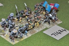 28mm american civil war / confederate - infantry regt 23 figs - inf (71424)