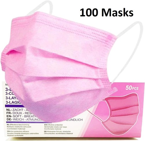 100x pink ply - 100x, disposable