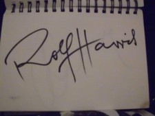 Rolf Harris signed autograph