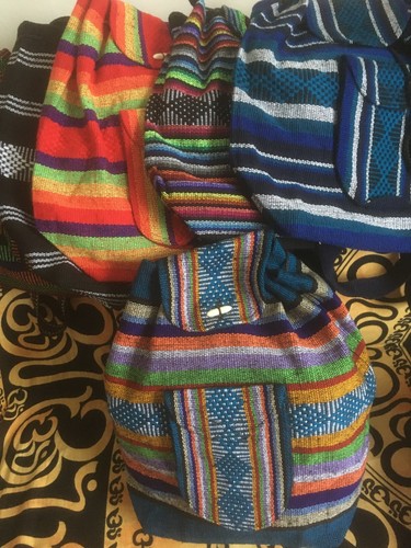 Colourful backpack rucksack - colourful,