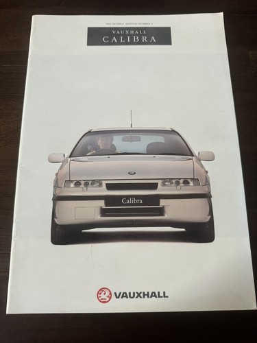Vauxhall calibra brochure - calibra, 1992