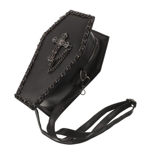 Gothic coffin crossbody bag - crossbody,