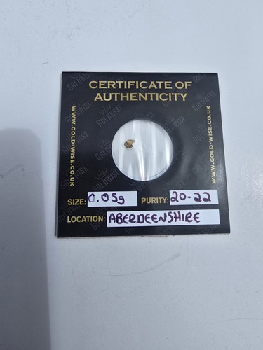 Rare natural scottish gold - natural,