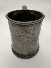ANTIQUE PEWTER TANKARD 1685