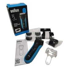 Braun Series 3+ 3010BT Wet Dry Electric Shaver Trim 3 Blades Ex Display Tatty