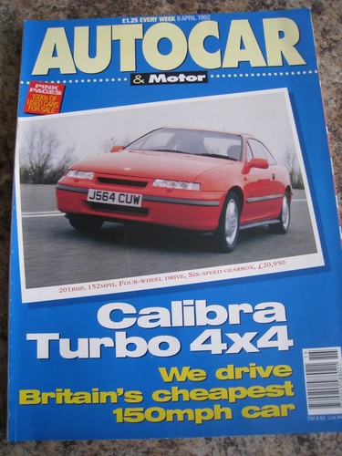 Autocar magazine apr 1992 - autocar,