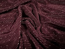 Plissé Pleated Stretch Satin