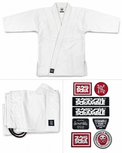 Scramble bjj white - bjj, gi