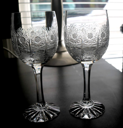 Vintage bohemian crystal - x,
