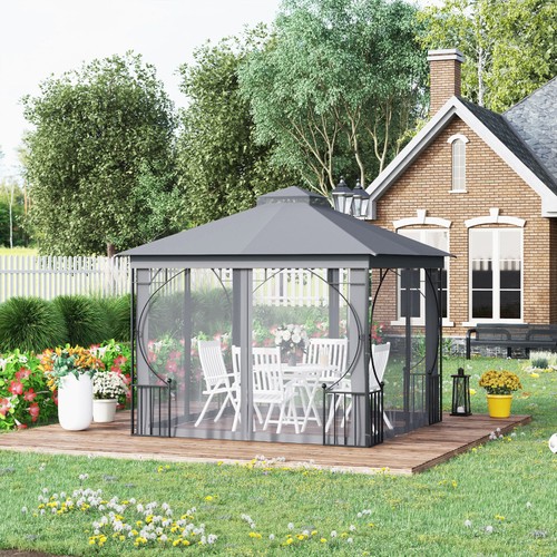 Metal gazebo pavilion - 3,