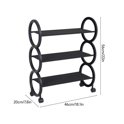 Narrow shoe rack tier - shoe, 4
