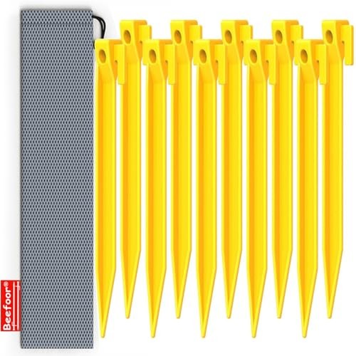 Pack plastic tent stakes - 10-pack,
