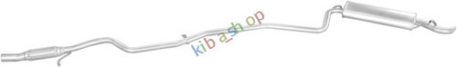 Exhaust system rear silencer - exhaust,