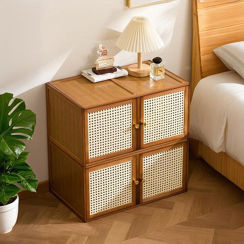 Bamboo storage cabinet - bamboo,