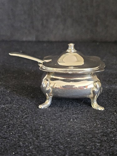 Silver plated pot glass inlay - pot,