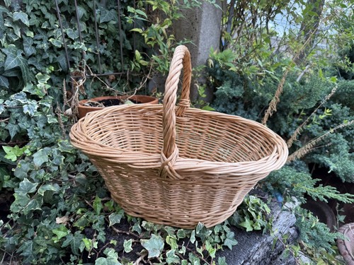 Vintage french oval wicker - french,