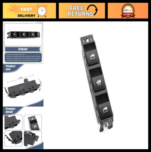 Power window switch front - front, left